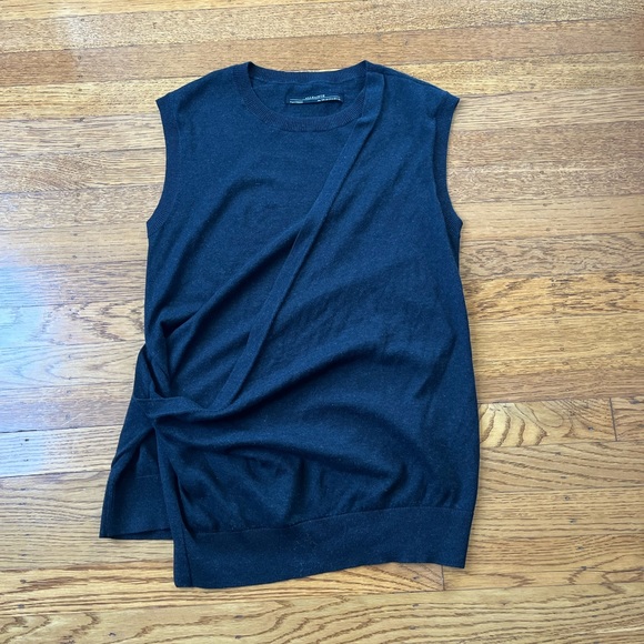 All Saints Lapse charcoal tank top size 6 - Picture 8 of 11